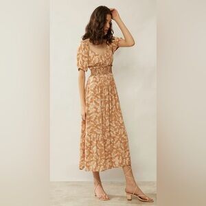 Bohera Juniors XL Mandy Floral  Boho Smocked Cottagecore Milkmaid Peasant Dress